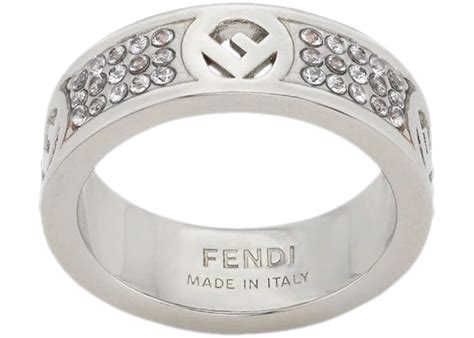 fendi ring - silver|Fendi ff ring.